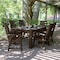 Highwood Usa Weatherly 7pc Rectangular Outdoor Patio Furniture Dining Set 72 x 42 AD-ST7WL1CO4AA-ACE - alternate 2